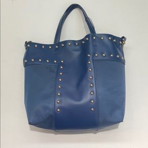 navy blue crossbody tote